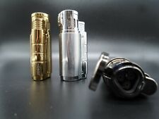 Triple Jet Flame Cigar Lighter Gas Butane Refillable, Adjustable Flame NO BOX
