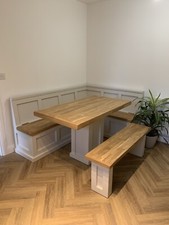 Corner Dining Set L Shape Dining Set Monks Bench Set