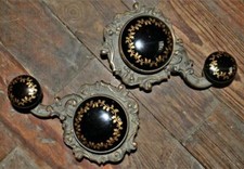 Antique Set Of 2 Cast Iron