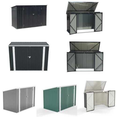 Metal bicycle shed - metal, garden
