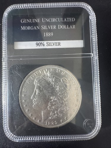 Morgan silver dollar 1889 - dollar, 90%