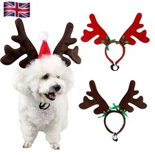 Christmas Pet Headband Deer Horn Hat Costume Dog Puppy Cat Party Accessories