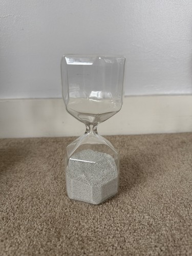 Glass hourglass sand timer - glass,
