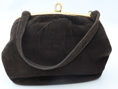 Vintage alligator brown suede - vintage,