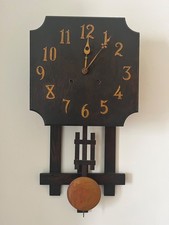 The National Clock M Co Vintage Wall Clock Circa 1910