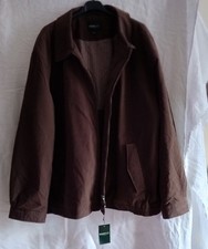 MANSIZE (HARBOR BAY) CASUAL BROWN PADDLE JACKET. Size 3XL Vintage 90s