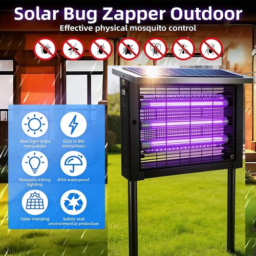 Solar bug zapper - bug, outdoor