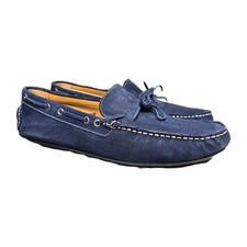 Charles Tyrwhitt Suede Driving Loafers Navy | Size 9 UK | Slip-On Moccasins