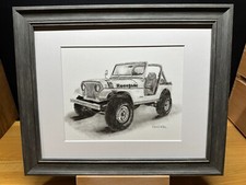 Drawing of a Jeep Renegade