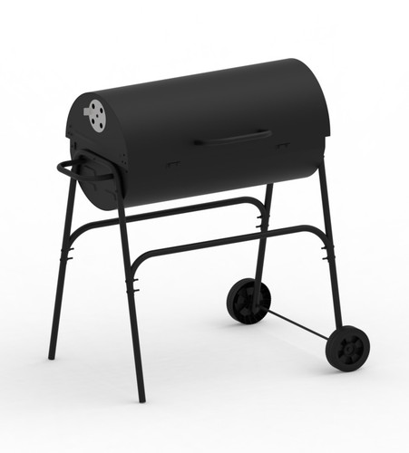 Pagoda drum charcoal bbq - pagoda,