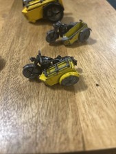 VINTAGE BENBROS AA MOTORCYCLES PATROL x3 and 1x RAC motorcycle and need fixing 