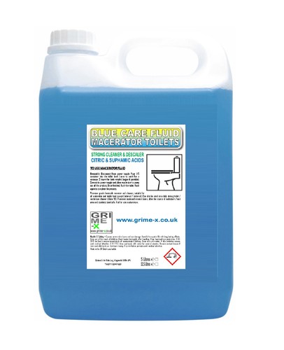 Toilet macerator blue - fluid, 5
