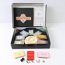 MONOPOLY GAME : 1990 Deluxe Vintage Waddingtons Edition - Complete (Box worn)