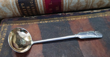 Fiddle Shell Silver Salt spoon Birmingham J Thornton 1819 8.2g ; 260
