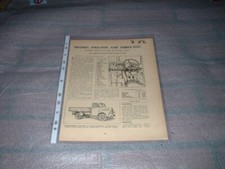 THAMES 2 & 3 TON MOTOR TRADER SERVICE INFORMATION SHEETS. FREE U.K POST