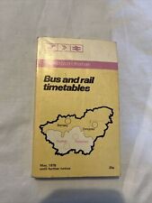 Bus Rail Timetable South Yorkshire Transport Sheffield & Rotherham May 1978