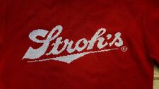 Vintage Stroh's Beer promotional ski jumper retro sweater 80s / 90s 