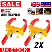 2PCS Wheel Clamp Heavy Duty