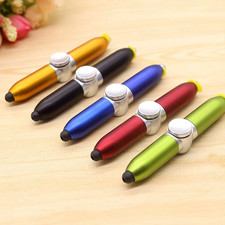 Fun LED Spinning Pen ADHD Stress Relief Fidget Ballpoint Writing Tool UK seller