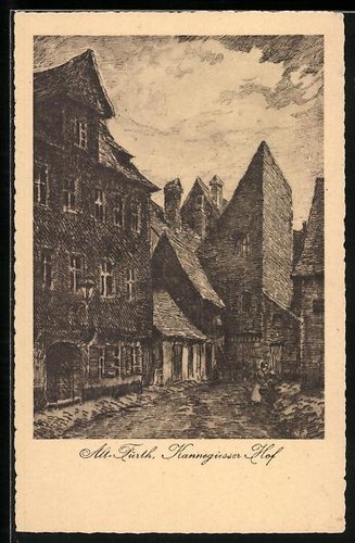 Artist postcard old