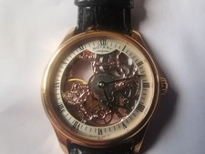 rotary skeleton watch