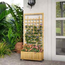 Garden Wooden Trellis Raised