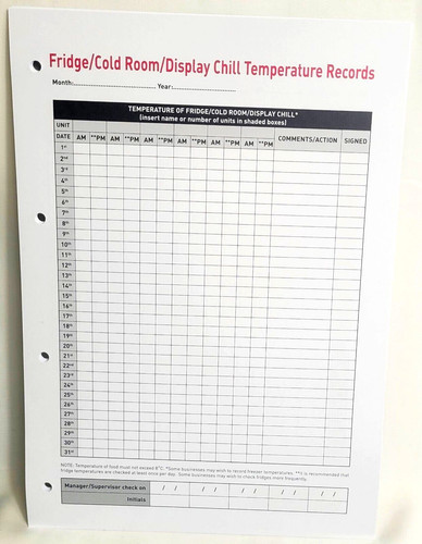 Months fridge cold display - months,