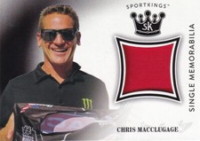 SAGE 2018 SPORTKINGS CHRIS MACCLUGAGE #SM-CM1 RELIC CARD