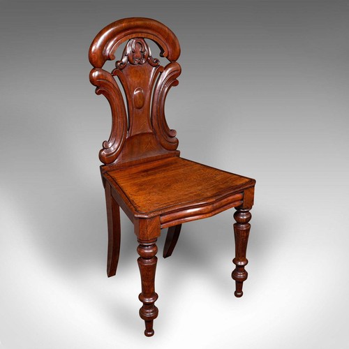 Antique hall chair - antique, chair,