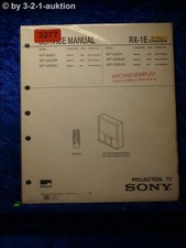 Sony Service Manual KP 46S4 /K