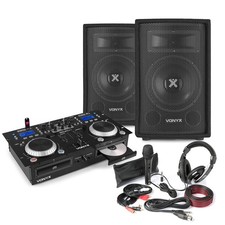 Home DJ Setup 8" PA Speakers