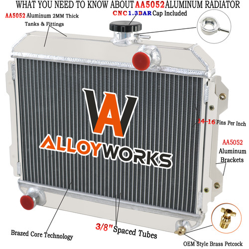 Upgraded row alu radiator - upgraded,