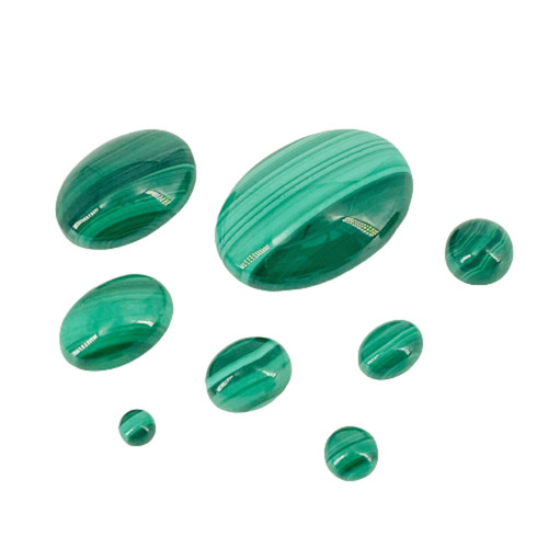 Malachite cabochon loose - malachite,