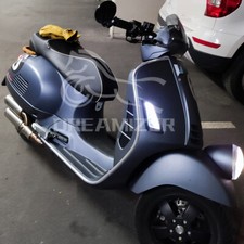 Foldable Motorcycle 7/8" Bar End Side Mirror For Vespa GTS Super 300 250 Scooter