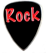 "Rock" Plectrum Guitar Pick