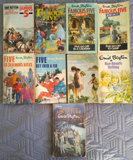 Enid Blyton Famous Five Books x 7 plus 2 Others 1970/80's Editions