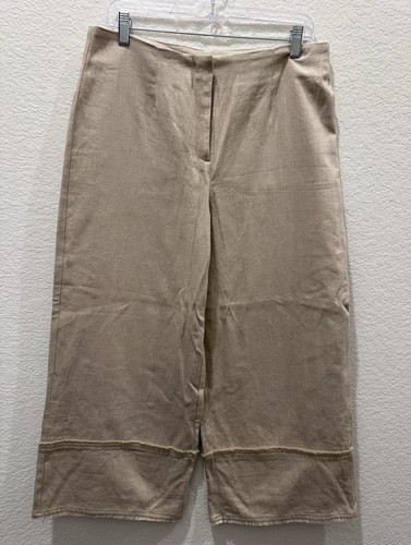Zara womens tan linen blend - zara,
