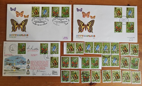 1981 butterfly stamps - 1981, stamps.
