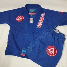 Gracie Barra GB Jiu Jitsu BJJ Gi Kimono Top and Pants Youth Y5 Blue GBY5B#06