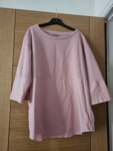 Pink cos top 4 sleeve - pink,