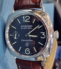 2018 Panerai Watch PAM00380 Radiomir Black Seal 45mm Steel Case Black Dial Card