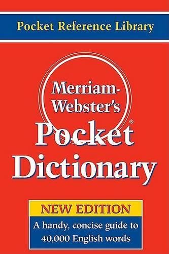 Merriam webster pocket - merriam, webster's
