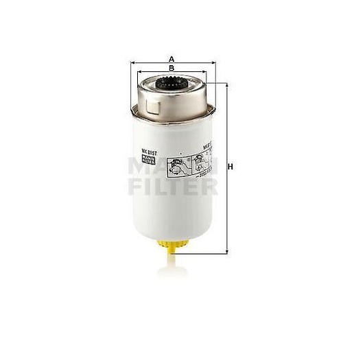 Fuel filter mann - filter, wk