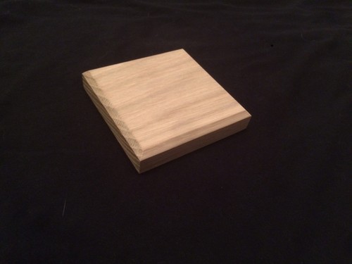 Solid oak newel - solid, fence