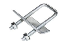 Galvanised U Bolt Girder Beam Clamp 25no