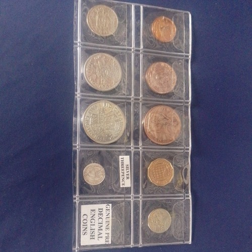 British pre decimal coinset - british,