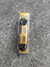 DEWALT BOOT SHOE LACE 150 BLACK AND YELLOW GENUINE NEVER BEEN OPENED