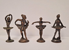 ü egg metal figures rare children metal set dancers ballerina burnished