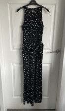 Ladies Black Mix F&F Spotted
