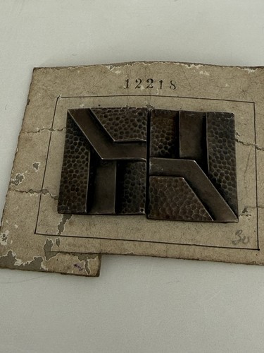 Art deco pewter - deco, buckle